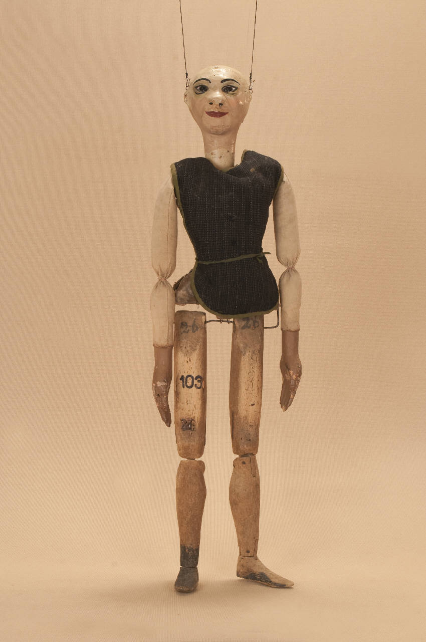 Generico (marionetta) - ambito Italia settentrionale (seconda metà sec. XIX)