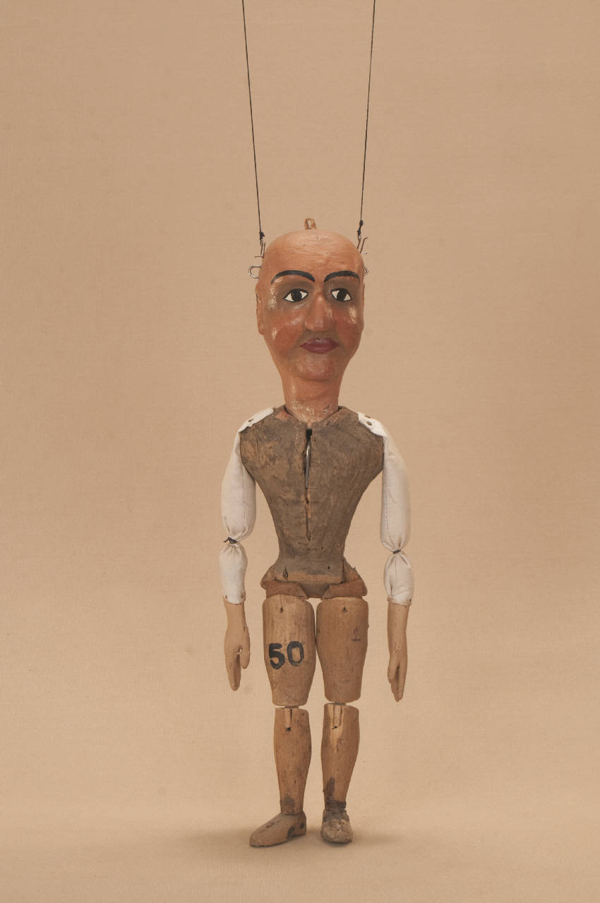 Nano generico (marionetta) - ambito Italia settentrionale (seconda metà sec. XIX)