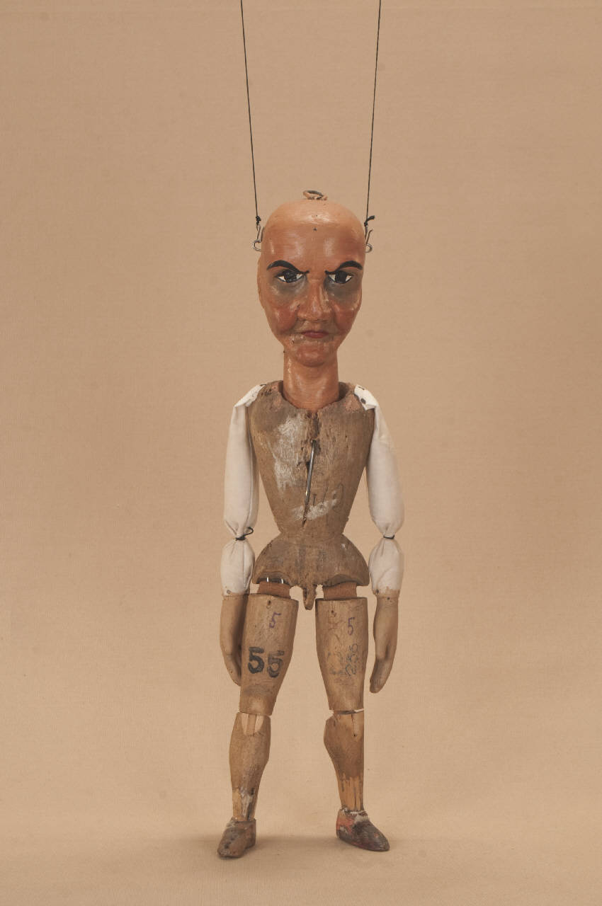 Nano generico (marionetta) - ambito Italia settentrionale (seconda metà sec. XIX)