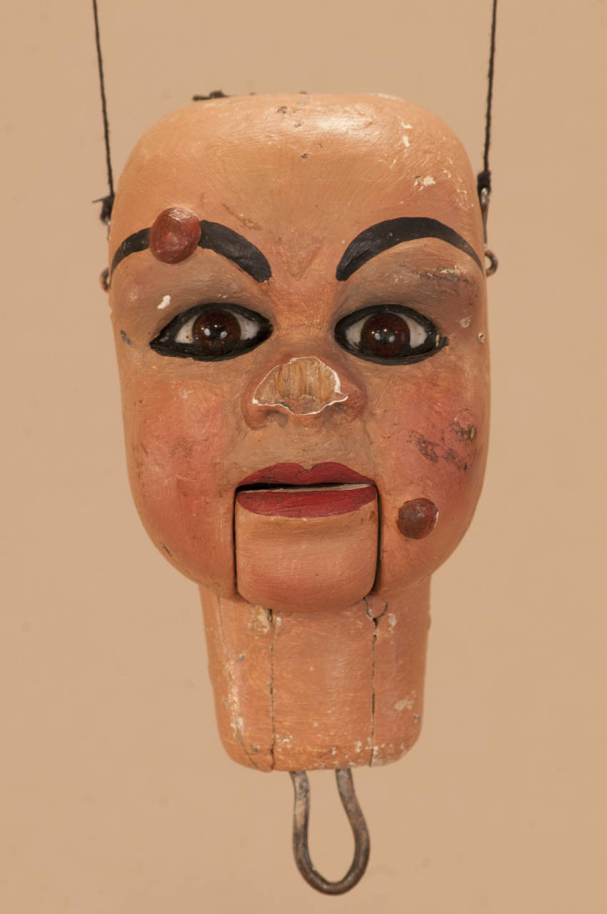 Famiola (testa di marionetta) - ambito Italia settentrionale (seconda metà sec. XIX)