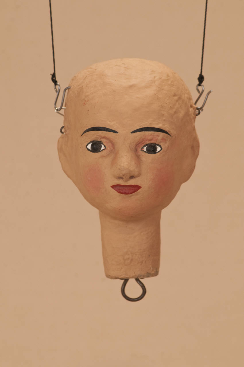 Bambino (testa di marionetta) - ambito Italia settentrionale (seconda metà sec. XIX)