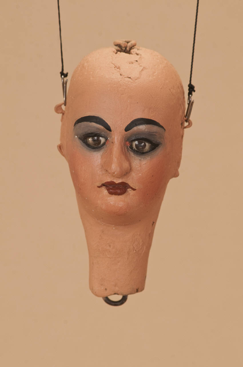 Bambino (testa di marionetta) - ambito Italia settentrionale (seconda metà sec. XIX)