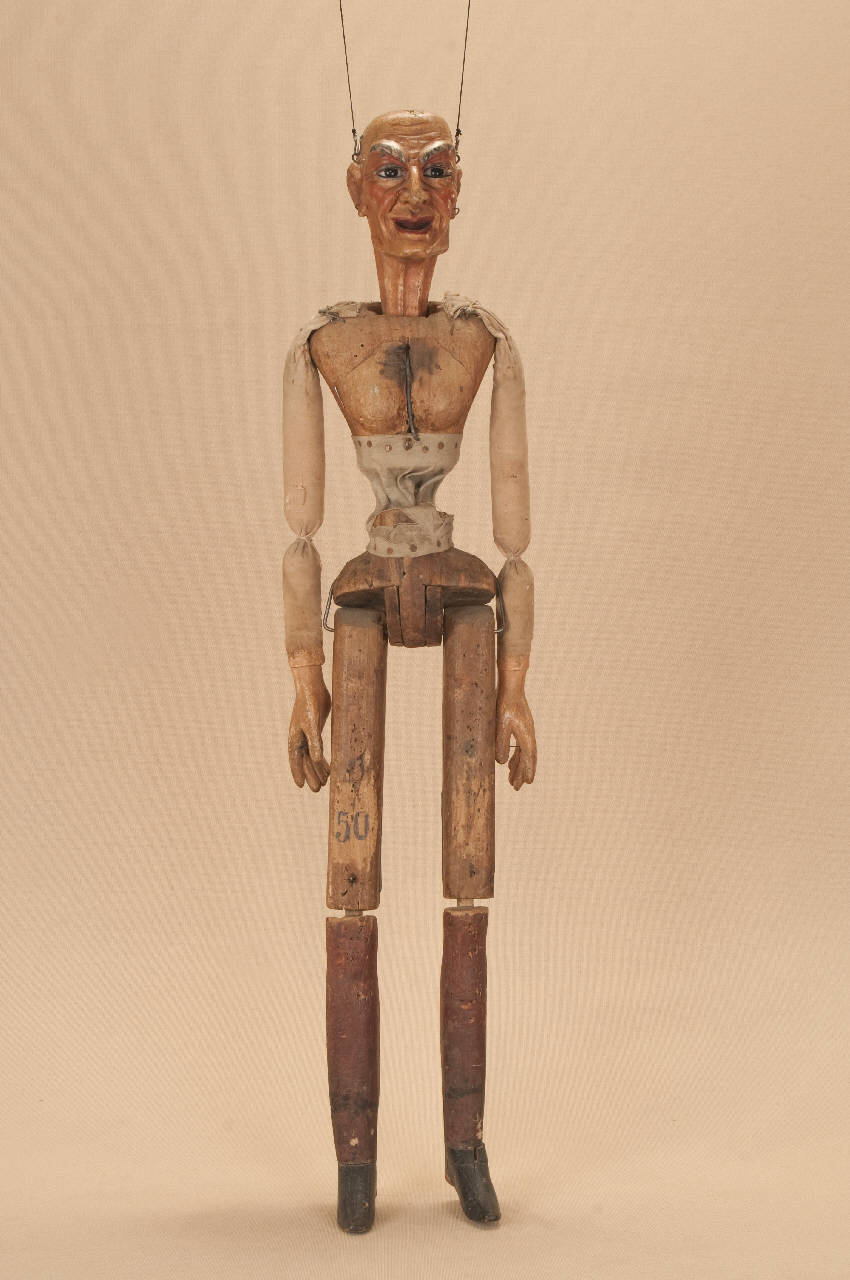 Vecchia (marionetta) - ambito Italia settentrionale (seconda metà sec. XIX)