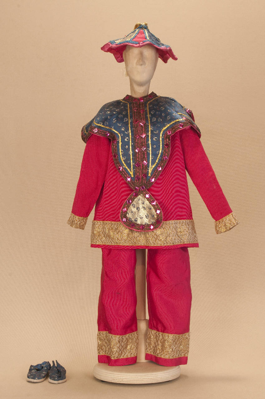 Schiavo Corteo Magico (abito di marionetta) di Monti, Eugenio; Associazione Grupporiani - ambito milanese||ambito milanese (fine sec. XX)