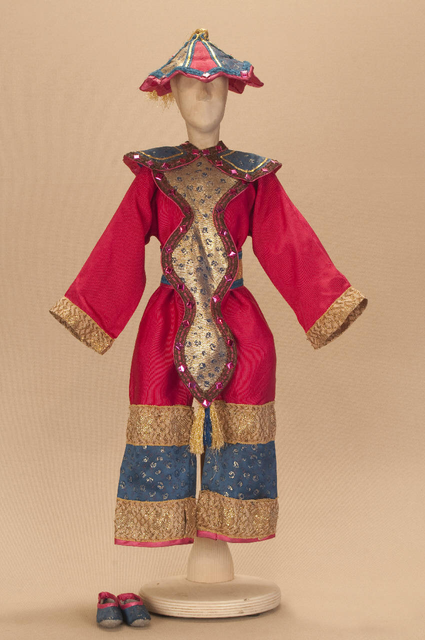 Schiavo Ballerino Corteo Magico (abito di marionetta) di Monti, Eugenio; Associazione Grupporiani - ambito milanese||ambito milanese (fine sec. XX)