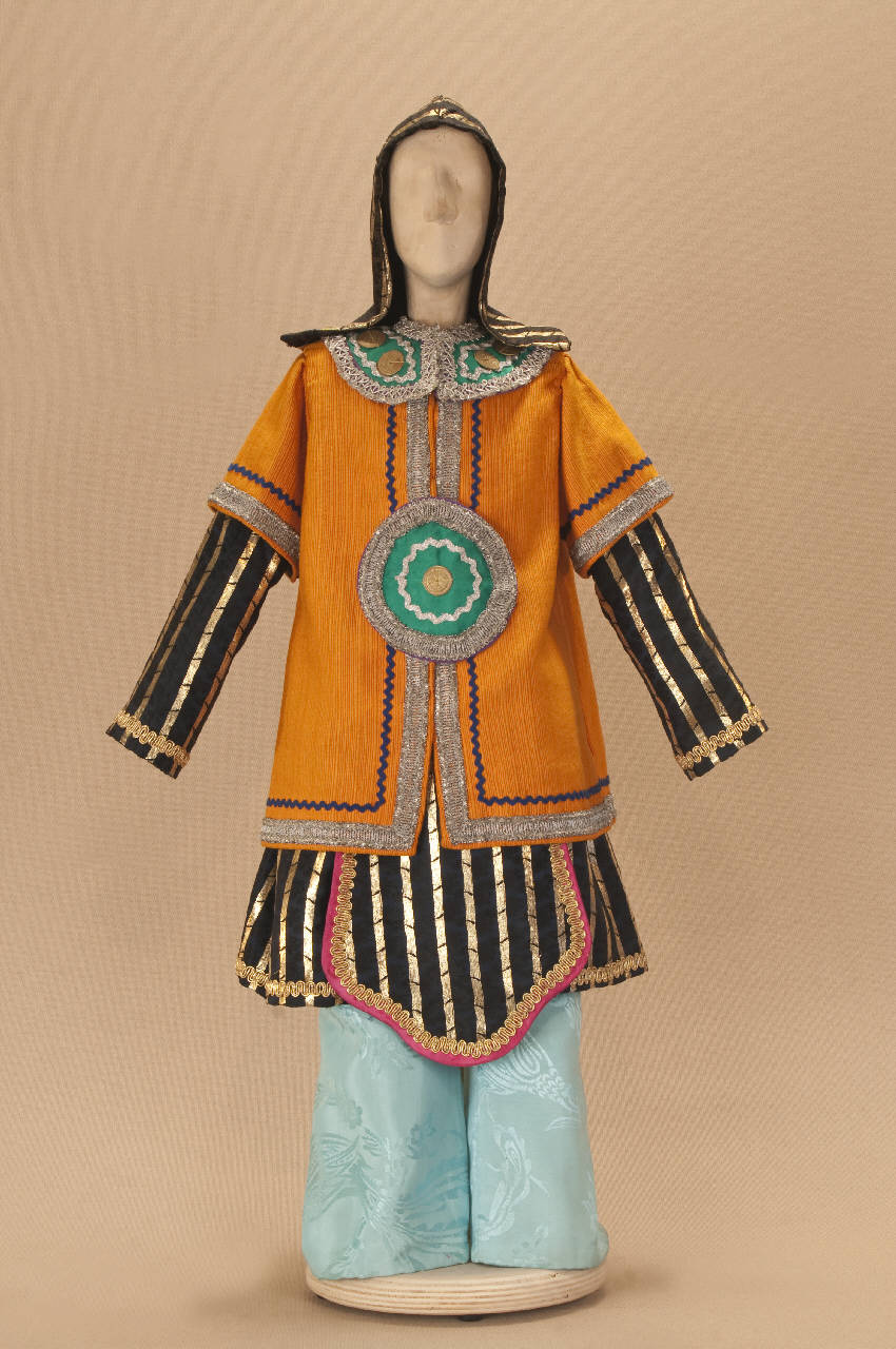 Arciere (abito di marionetta) di Monti, Eugenio; Associazione Grupporiani - ambito milanese||ambito milanese (fine sec. XX)