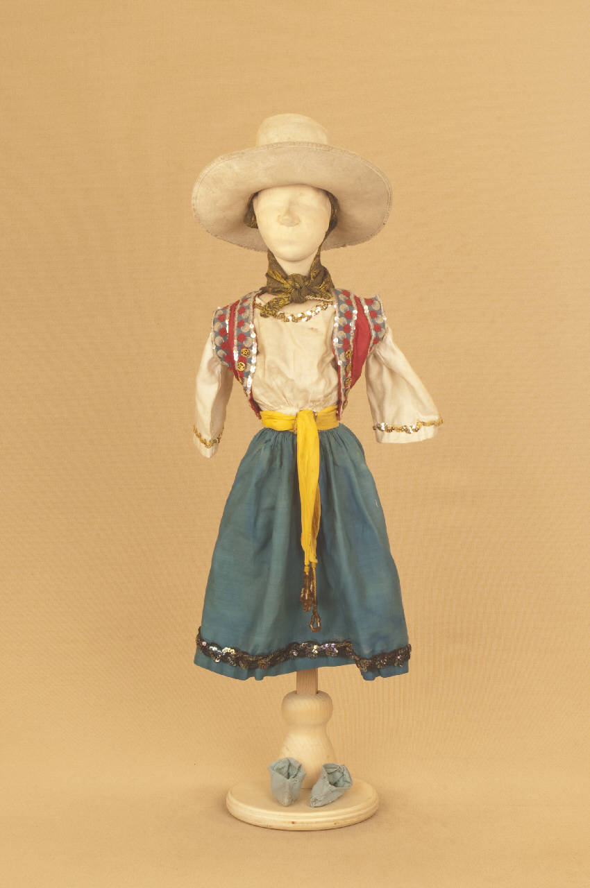 Messico (abito di marionetta) di Colla, Carlo II; Colla, Rosina; Compagnia Carlo Colla e Figli - ambito Italia settentrionale||ambito Italia settentrionale (fine sec. XIX)