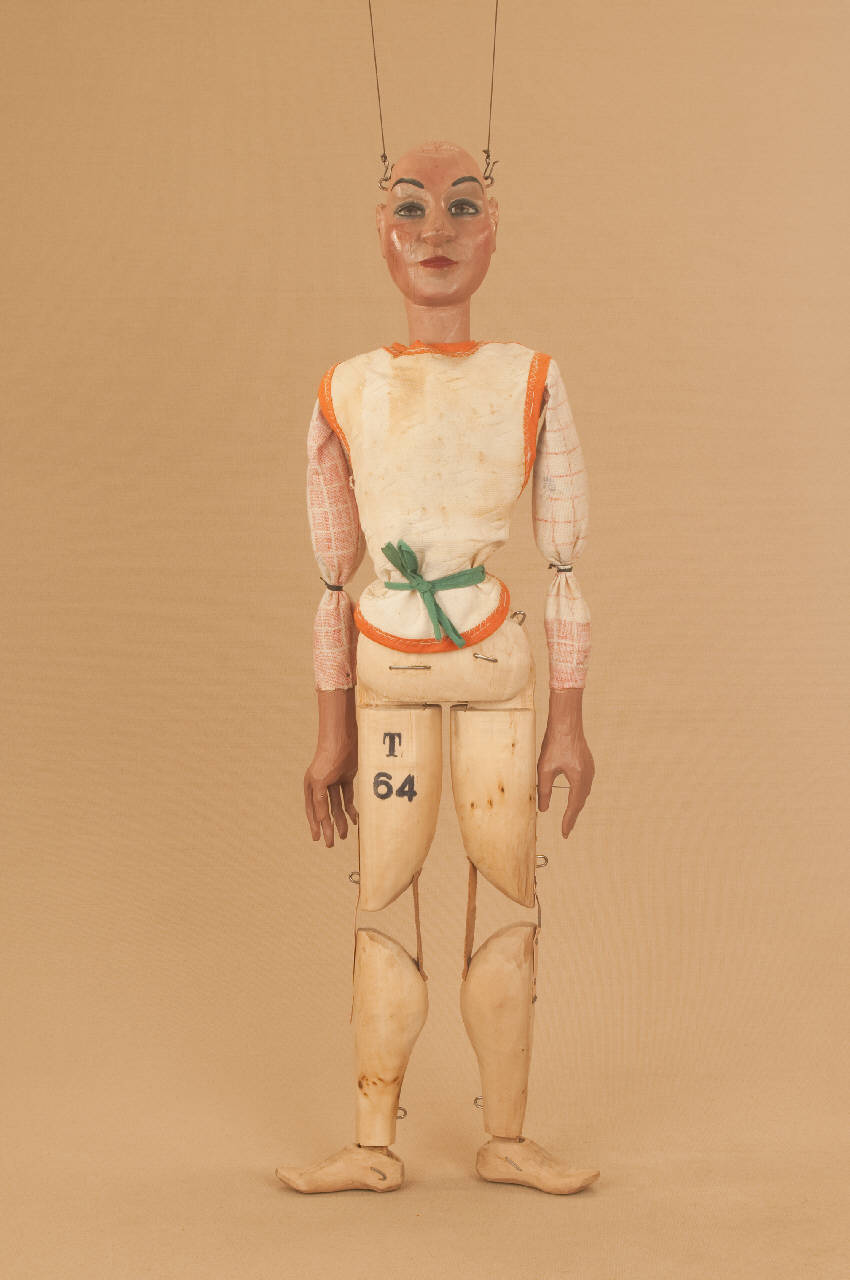 Telegrafista (marionetta) di Citterio, Franco - ambito milanese (fine sec. XX)