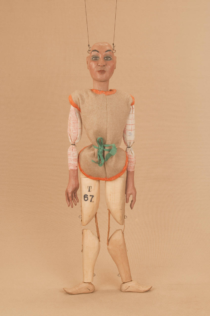 Telegrafista (marionetta) di Citterio, Franco - ambito milanese (fine sec. XX)