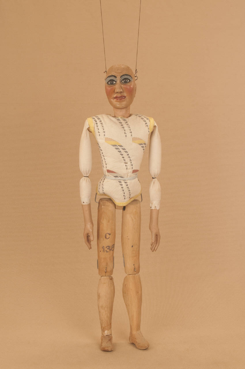 Uomo (marionetta) di Ugliotti,; Associazione Grupporiani - ambito piemontese||ambito milanese (primo quarto sec. XX)