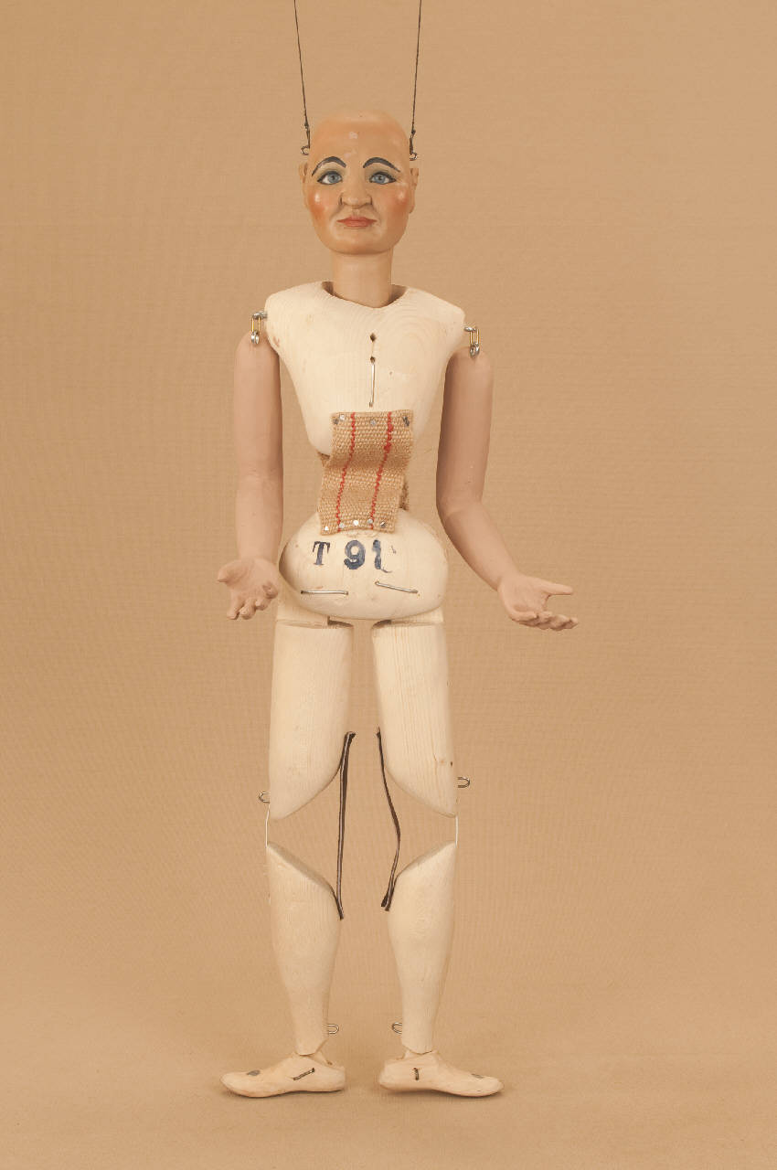 Postiglione (marionetta) di Citterio, Franco - ambito milanese (ultimo quarto sec. XX)