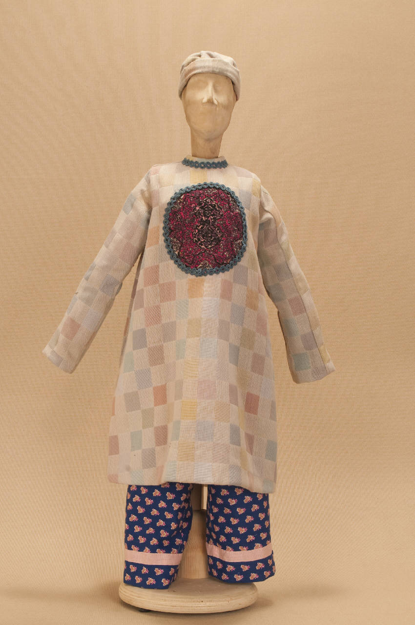 Popolano Piazza (abito di marionetta) di Monti, Eugenio; Associazione Grupporiani - ambito milanese||ambito milanese (inizio sec. XXI)