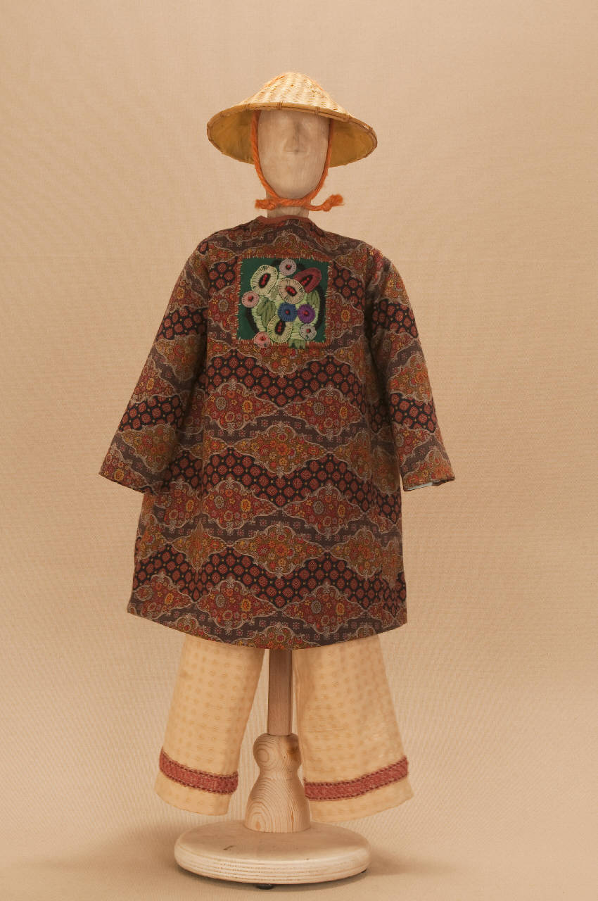 Popolano con asino (abito di marionetta) di Monti, Eugenio; Associazione Grupporiani - ambito milanese||ambito milanese (inizio sec. XXI)