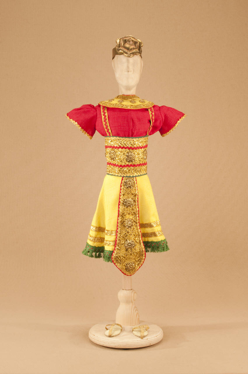 Ballerino (abito di marionetta) di Monti, Eugenio; Associazione Grupporiani; Marcolegio, Tiziano - ambito milanese||ambito milanese (ultimo quarto sec. XX)