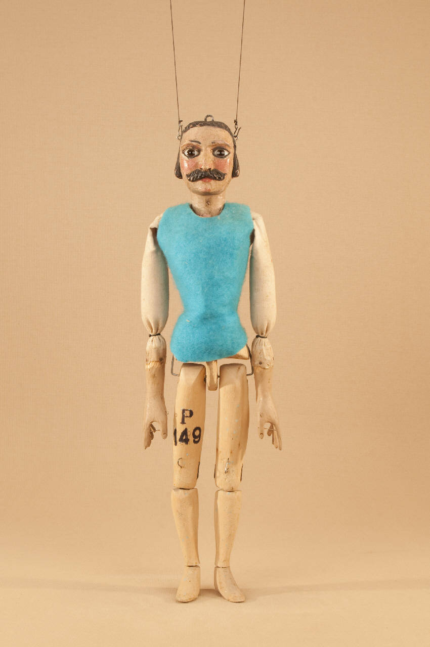 Uomo (marionetta) di Marcolegio, Tiziano; Schiavolin, Giovanni - ambito milanese||ambito milanese (prima metà||ultimo quarto sec. XX||sec. XX)