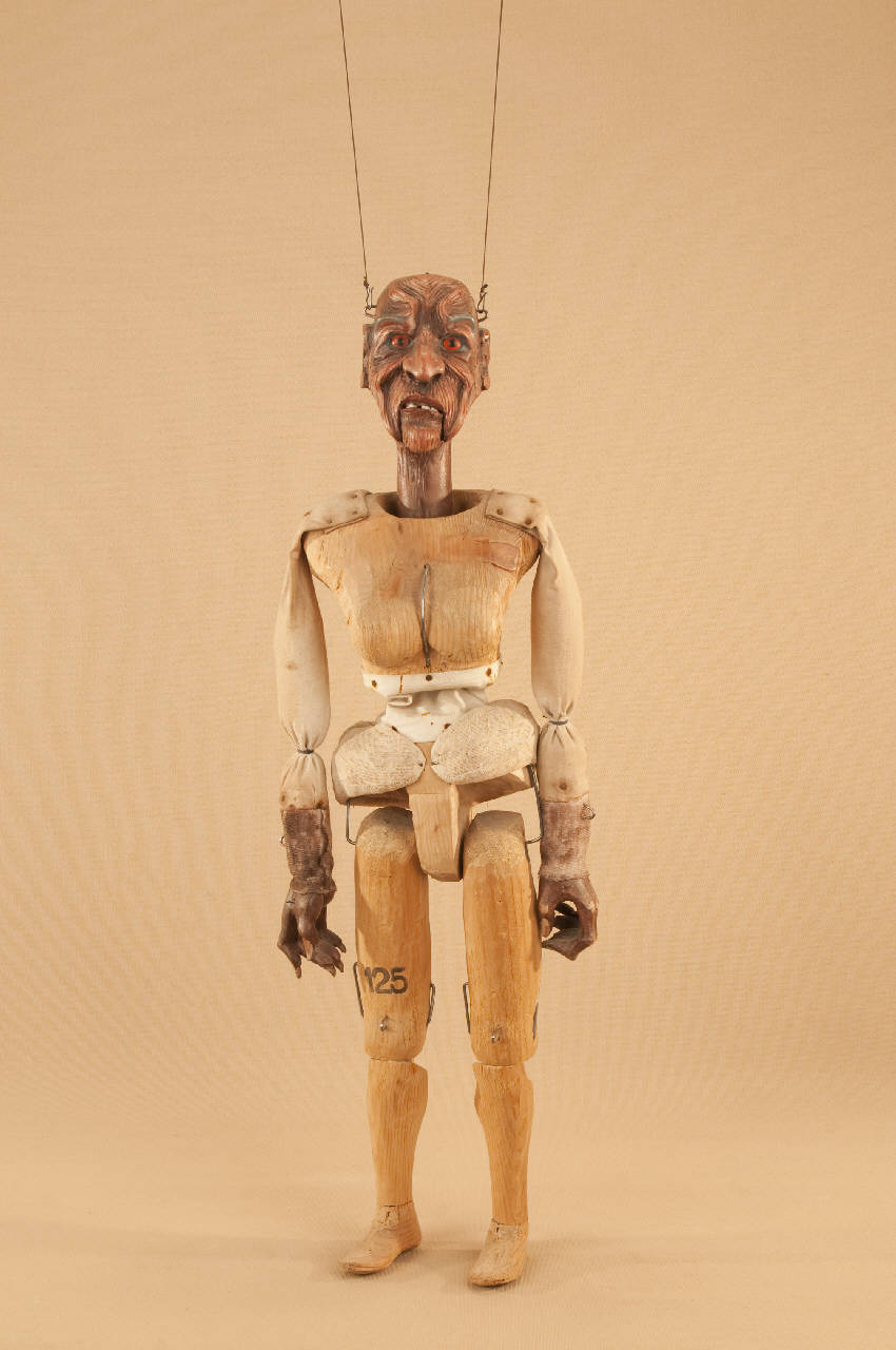 Strega (marionetta) di Corbella, Piero; Marcolegio, Tiziano; Schiavolin, Giovanni - ambito milanese (ultimo quarto sec. XX)