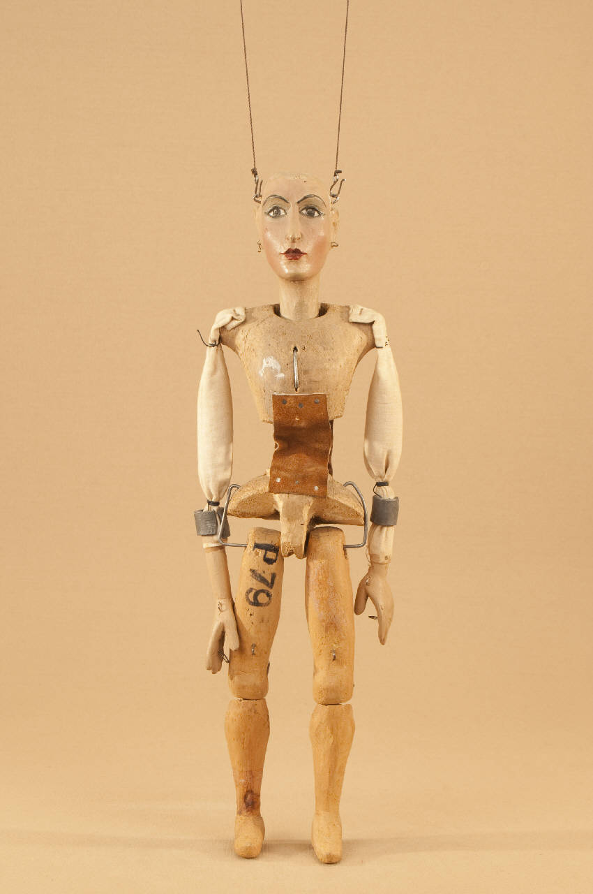 Donna (marionetta) di Citterio, Franco - ambito milanese (ultimo quarto sec. XX)