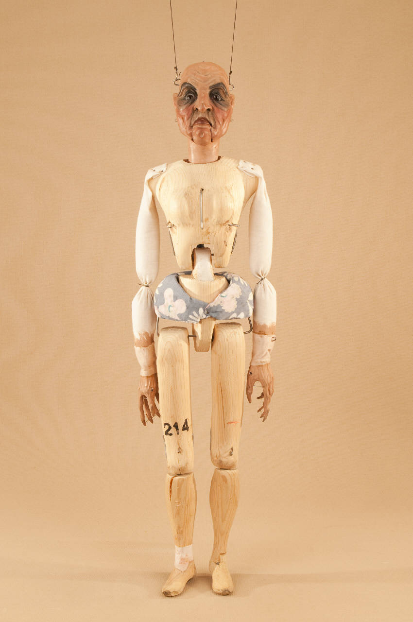 Strega (marionetta) di Citterio, Franco; Schiavolin, Giovanni; Marcolegio, Tiziano - ambito milanese (fine sec. XX)