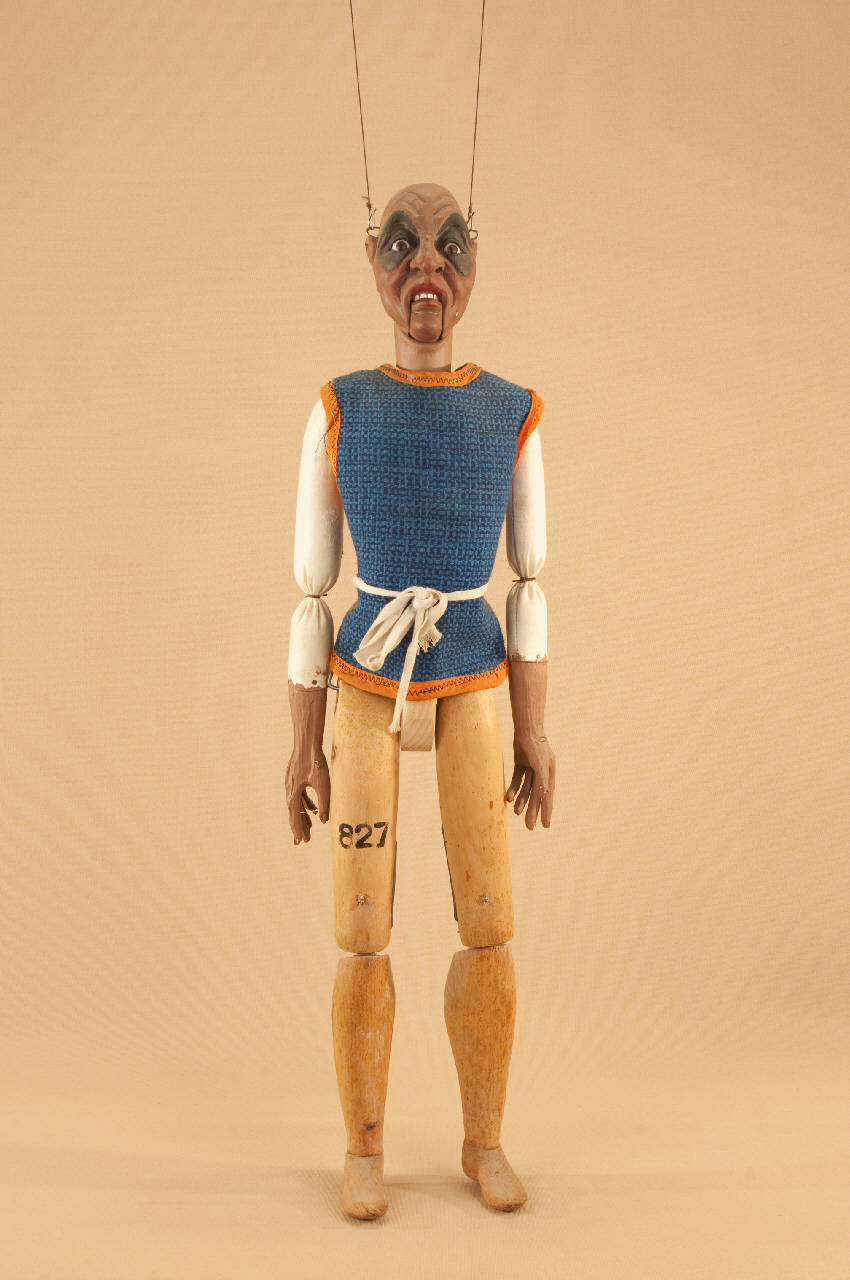 Stregone (marionetta) di Citterio, Franco - ambito milanese (fine sec. XX)