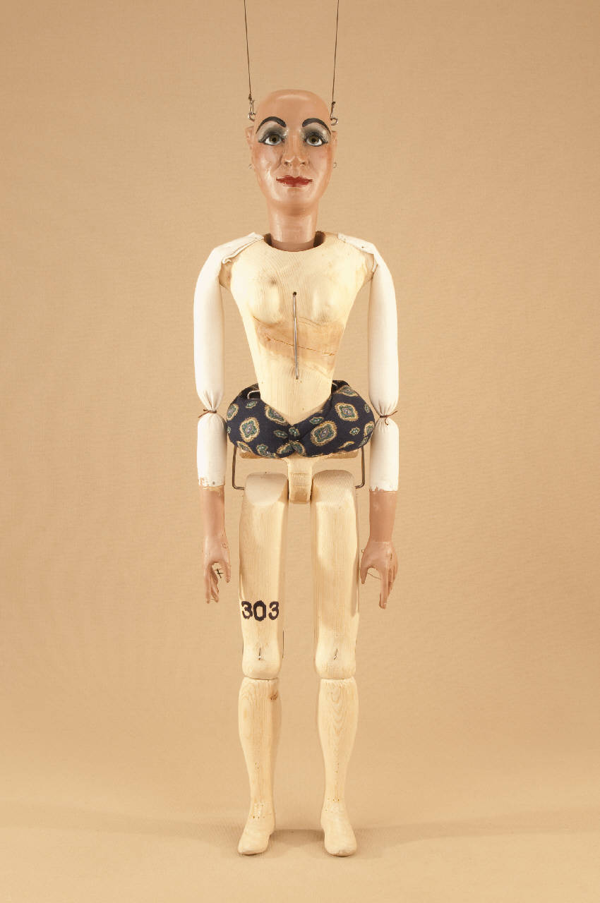 Popolana (marionetta) di Andrin, Véronique; Marcolegio, Tiziano; Schiavolin, Giovanni - ambito milanese (inizio sec. XXI)