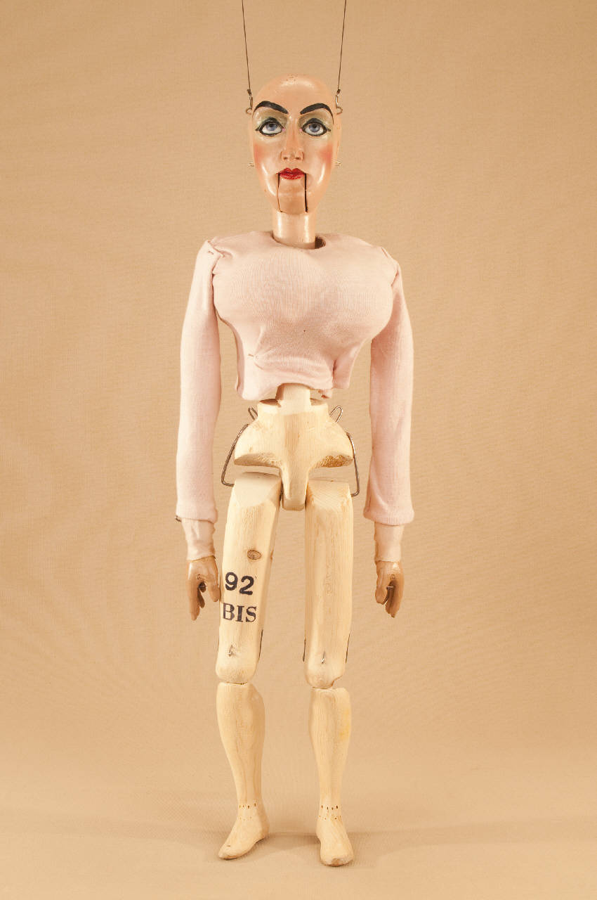 Genoveffa (marionetta) di Citterio, Franco - ambito milanese (ultimo quarto sec. XX)