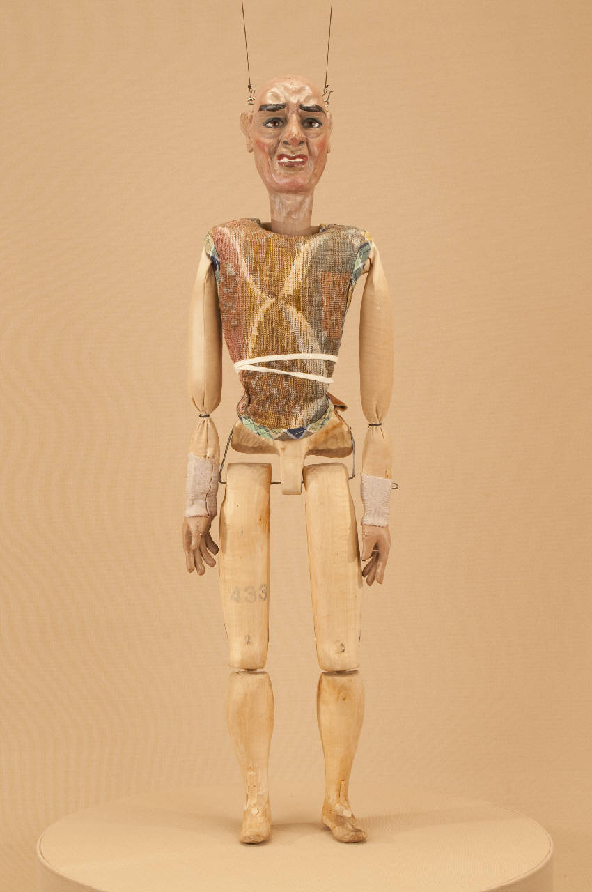 Uomo (marionetta) di Di Lauro, Riccardo; Associazione Grupporiani - ambito milanese (ultimo quarto sec. XX)