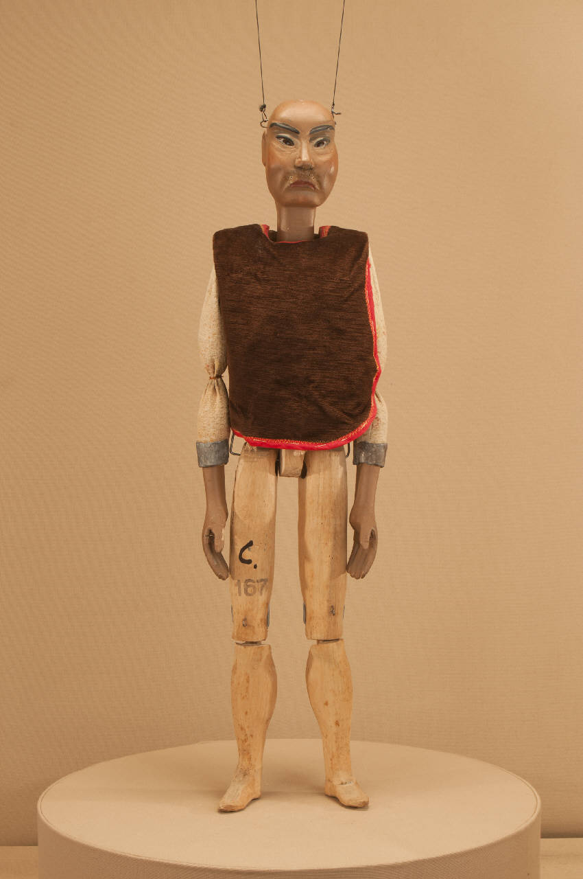 Uomo (marionetta) di Citterio, Dante; Citterio, Mariagrazia; Associazione Grupporiani; Marcolegio, Tiziano - ambito milanese (ultimo quarto sec. XX)