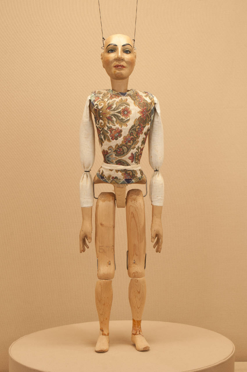 Uomo (marionetta) di Citterio, Franco; Associazione Grupporiani; Marcolegio, Tiziano; Schiavolin, Giovanni - ambito milanese (ultimo quarto sec. XX)