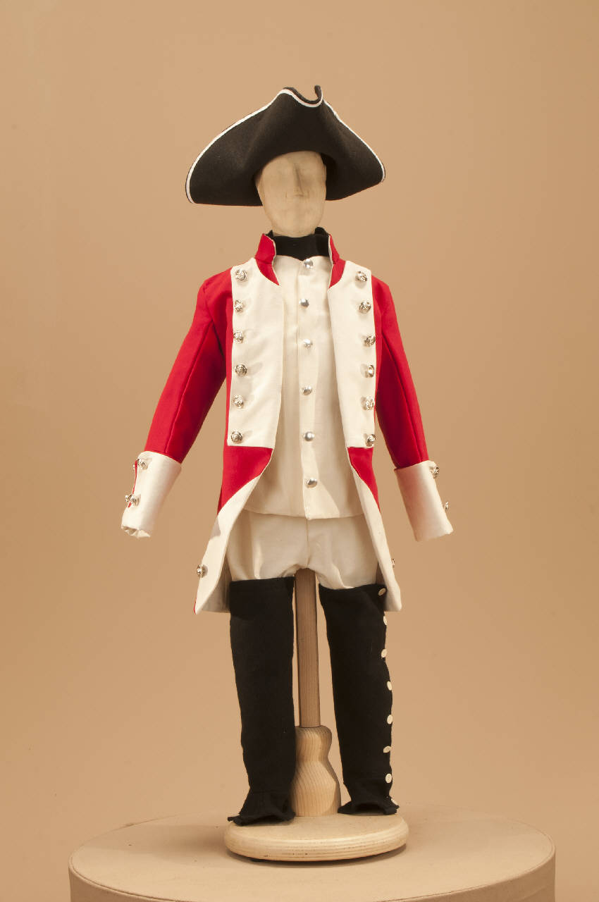 Granatiere (abito di marionetta) di Citterio, Mariagrazia; Citterio, Mariagrazia - ambito milanese||ambito milanese (primo quarto sec. XXI)