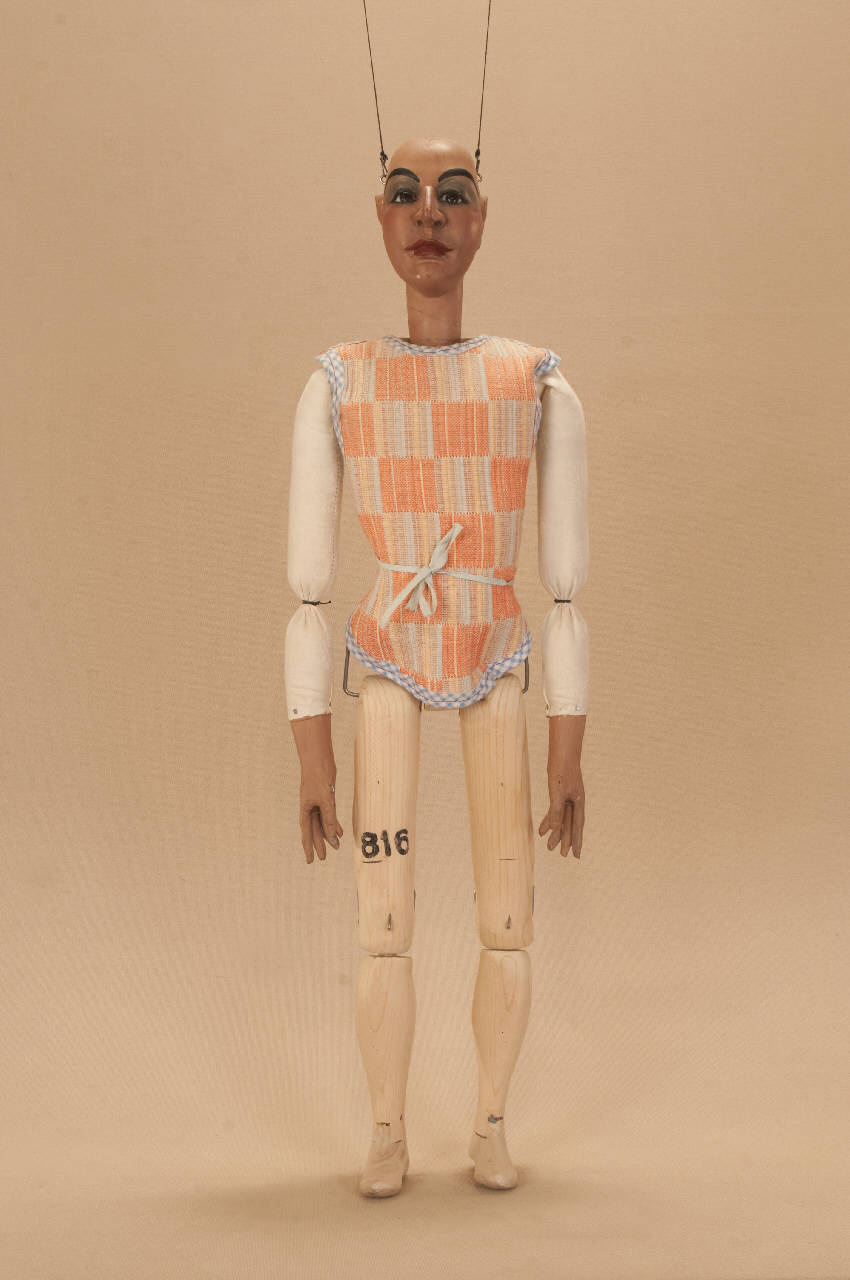 Paggio (marionetta) di Citterio, Franco - ambito milanese (fine sec. XX)