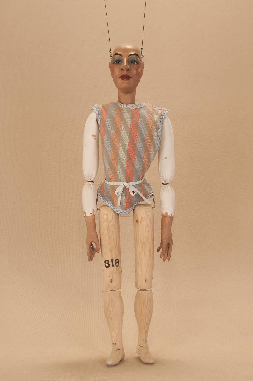 Paggio (marionetta) di Citterio, Franco - ambito milanese (fine sec. XX)