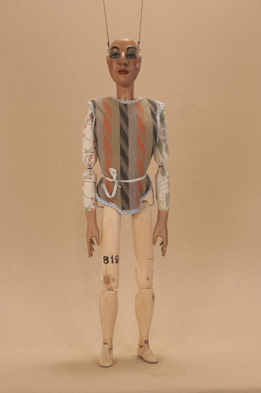 Paggio (marionetta) di Citterio, Franco - ambito milanese (fine sec. XX)