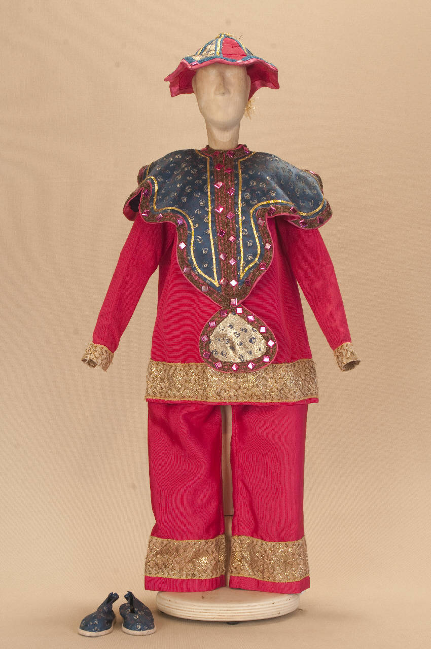 Schiavo Corteo Magico (abito di marionetta) di Monti, Eugenio; Associazione Grupporiani - ambito milanese||ambito milanese (fine sec. XX)