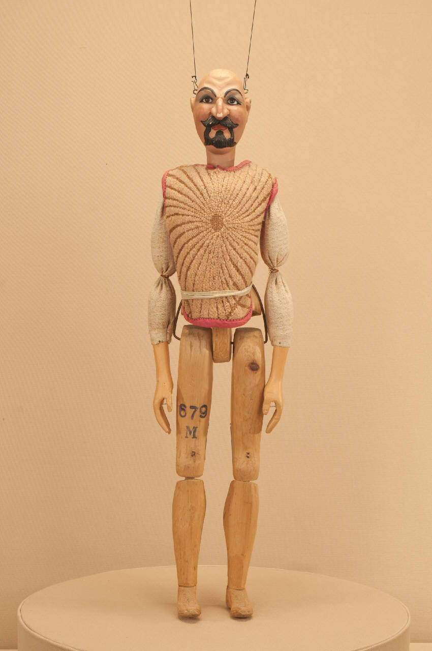 Uomo (marionetta) di Citterio, Franco; Citterio, Mariagrazia; Citterio, Franco; Marcolegio, Tiziano - ambito milanese||ambito milanese (ultimo quarto sec. XX)