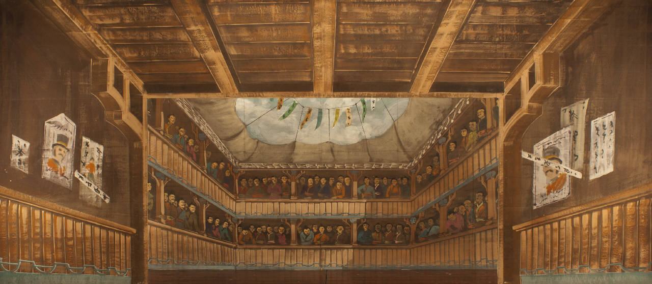 Circo di Yokohama (scena) di Dotti, Maurizio; Dotti, Maurizio - ambito milanese||ambito milanese (ultimo quarto sec. XIX)