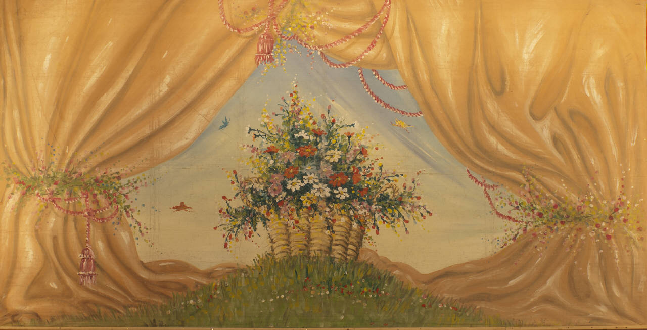 Fiori (scena) di Dotti, Maurizio; Dotti, Maurizio; Monti,Isabella; Monti,Isabella (ideatore; realizzatore; ; ) - ambito milanese||ambito milanese||ambito milanese||ambito milanese (ultimo quarto sec. XX)