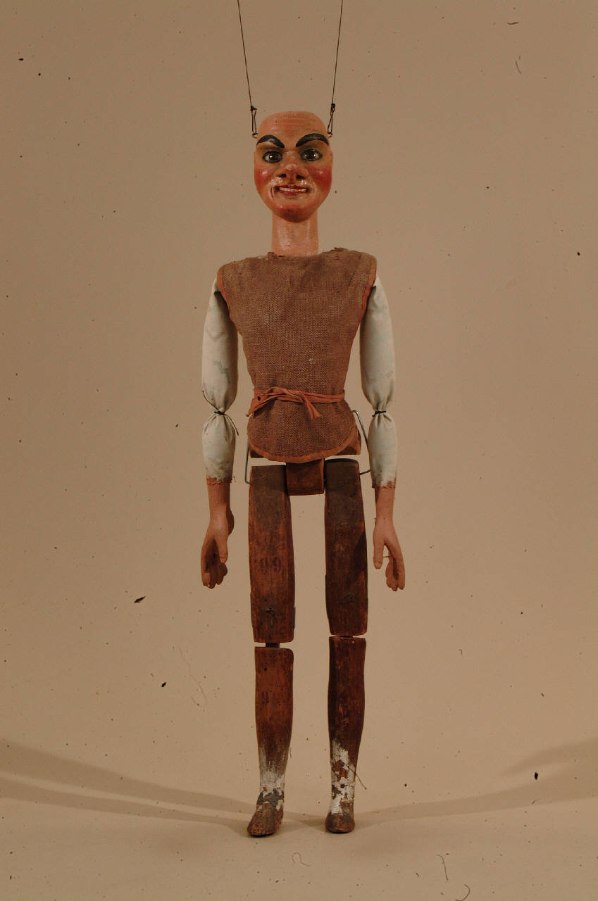 Uomo (marionetta) di Pittaluga o Piccaluga - ambito ligure (seconda metà sec. XIX)