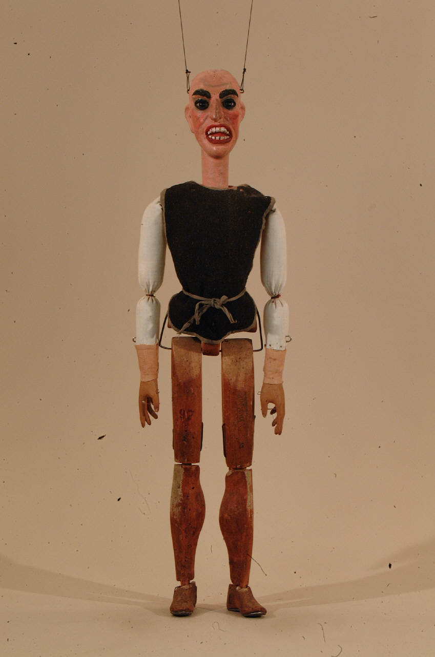 Inglese (marionetta) di Pittaluga o Piccaluga - ambito ligure (seconda metà sec. XIX)