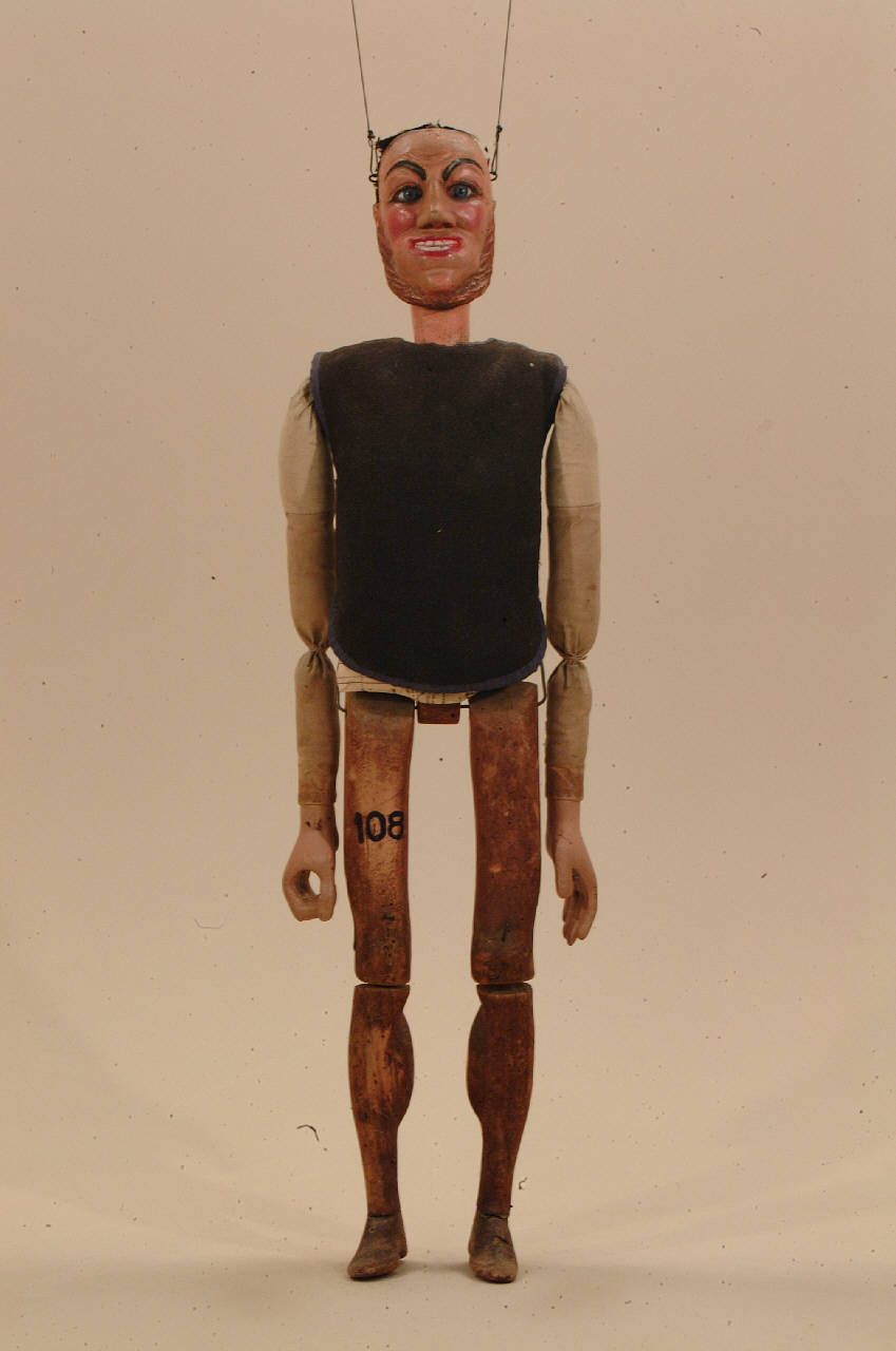 Conducente Carro (marionetta) di Pittaluga o Piccaluga - ambito ligure (seconda metà sec. XIX)