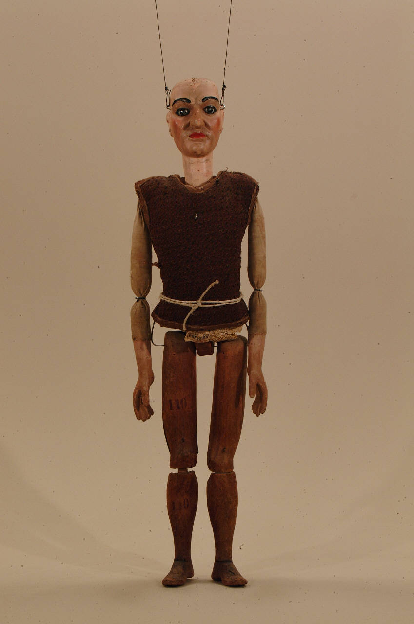 Angolanti (marionetta) di Pittaluga o Piccaluga - ambito ligure (seconda metà sec. XIX)