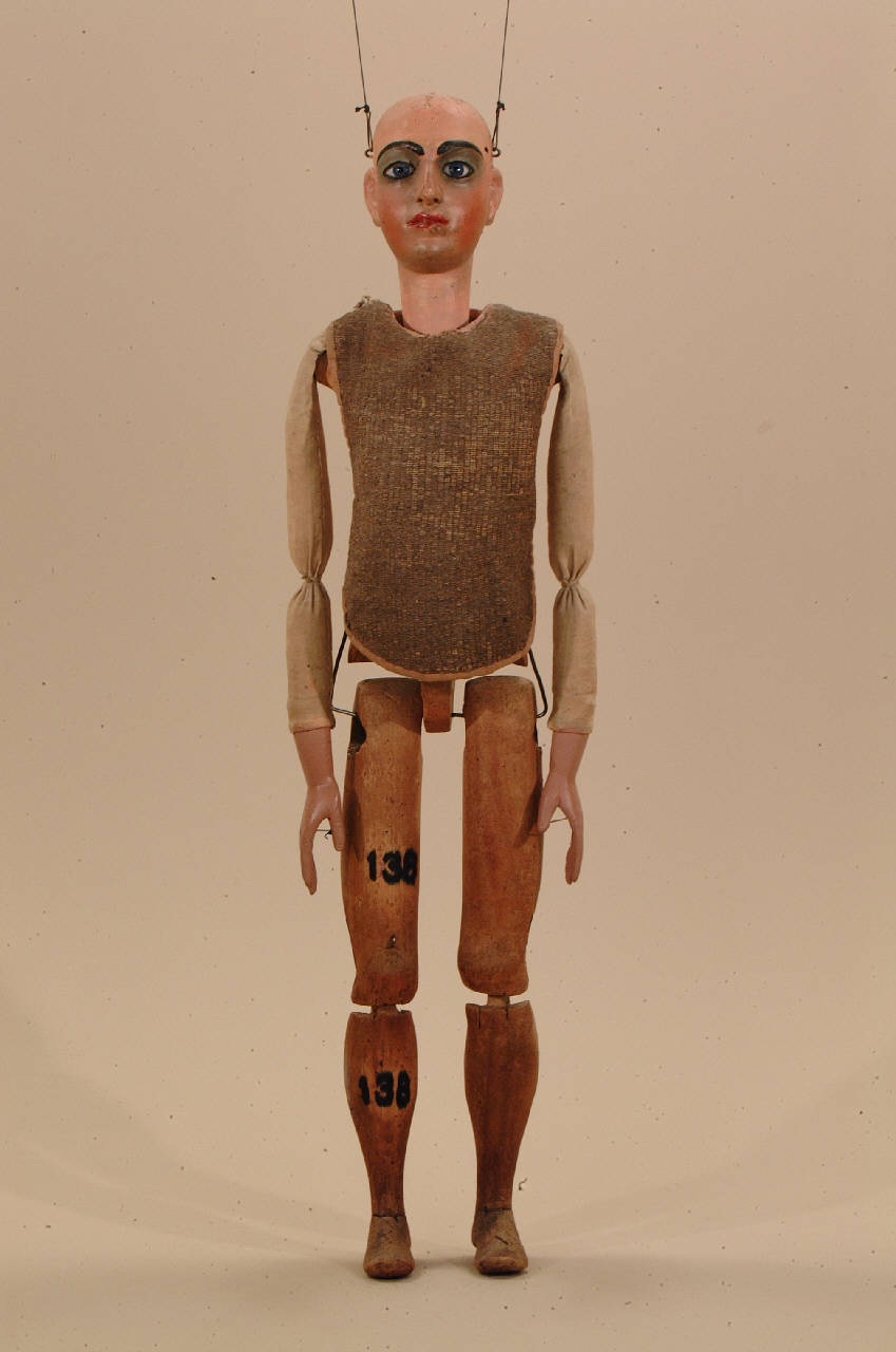 Uomo generico (marionetta) - ambito ligure (primo quarto sec. XX)