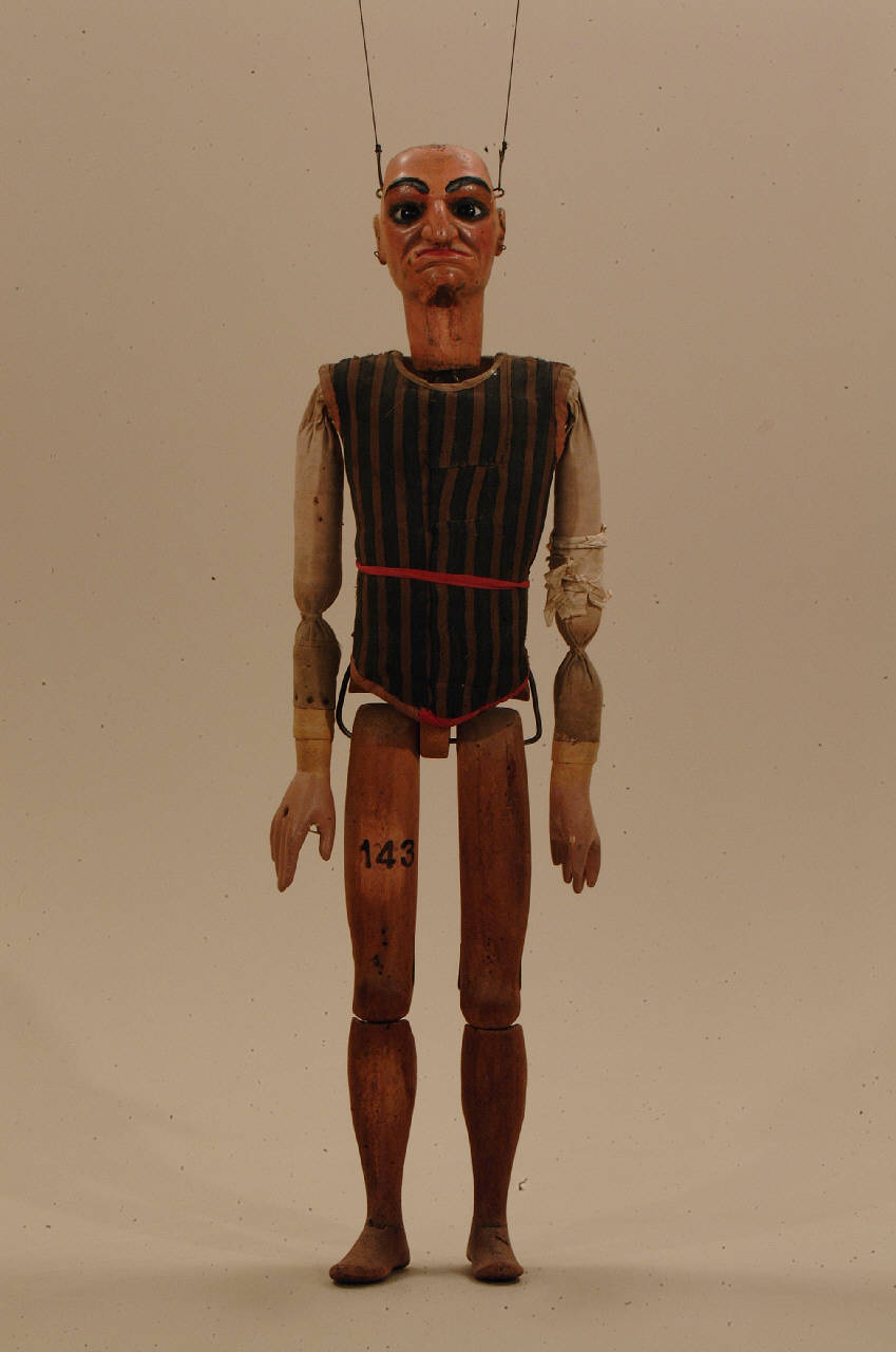 Ebreo (marionetta) di Pittaluga o Piccaluga - ambito ligure (seconda metà sec. XIX)