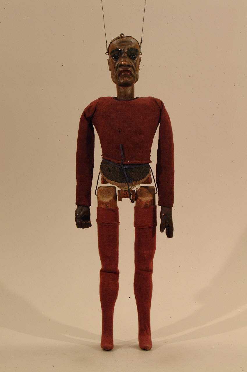 Arabo (marionetta) di Pittaluga o Piccaluga - ambito ligure (seconda metà sec. XIX)