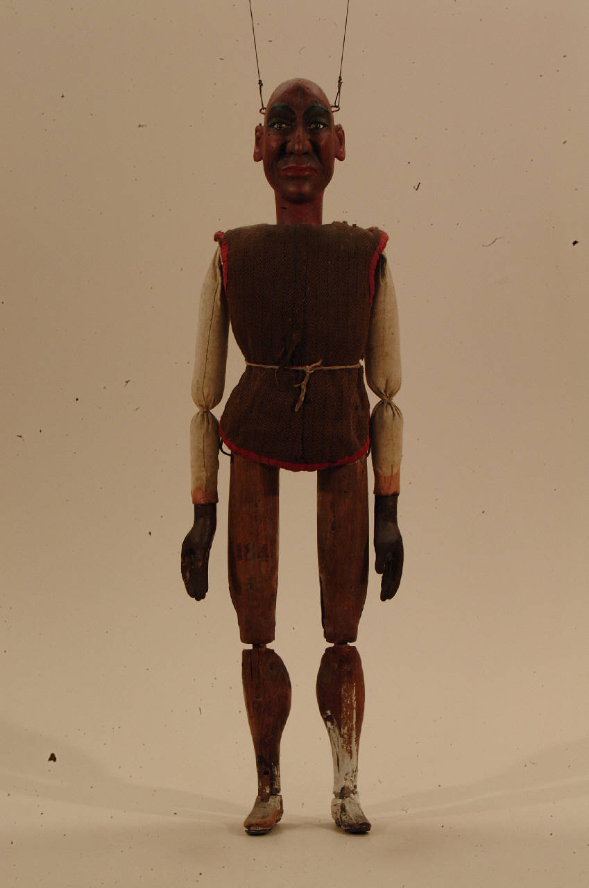 Uomo (marionetta) di Pittaluga o Piccaluga - ambito ligure (seconda metà sec. XIX)