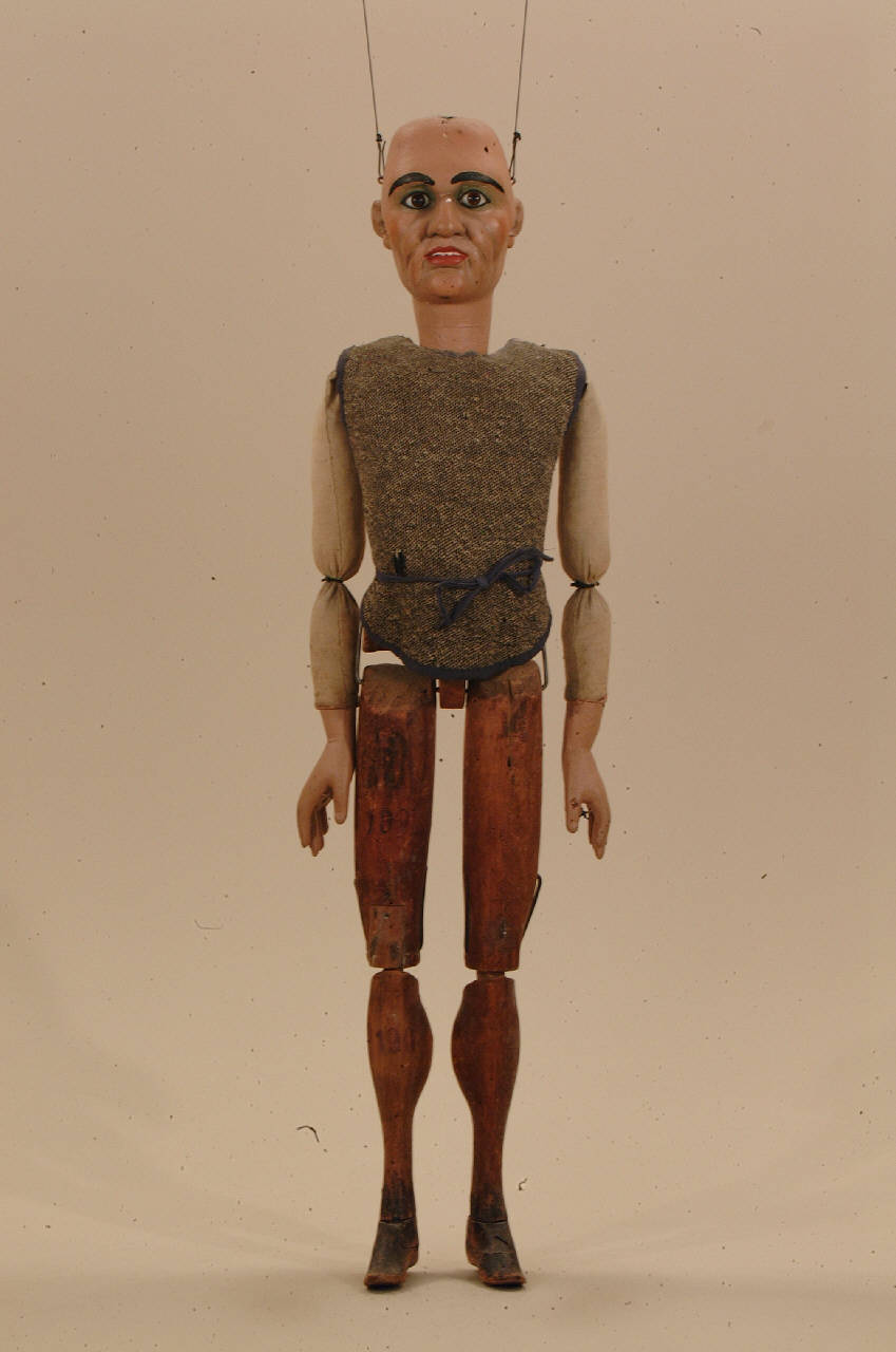 Uomo (marionetta) di Pittaluga o Piccaluga - ambito ligure (seconda metà sec. XIX)