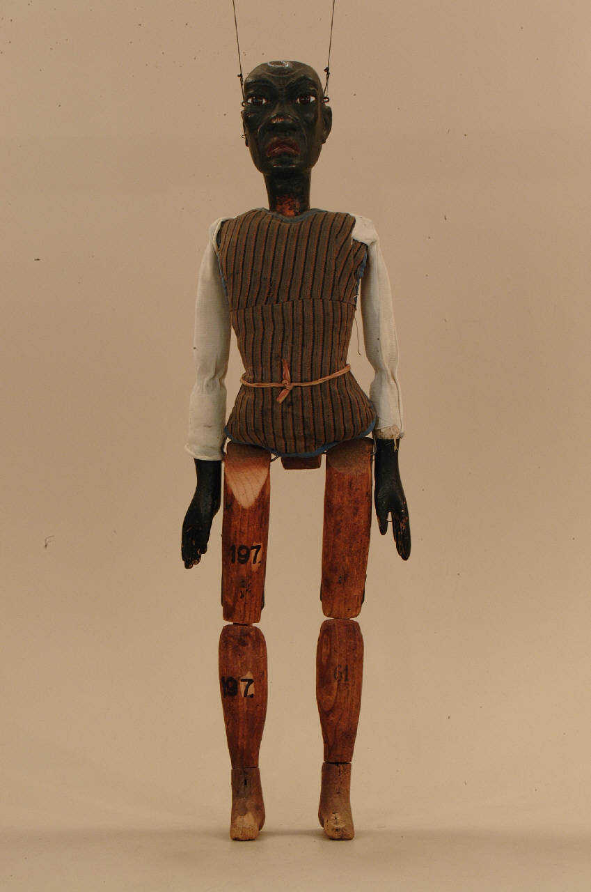 Eunuco (marionetta) di Pittaluga o Piccaluga - ambito ligure (seconda metà sec. XIX)