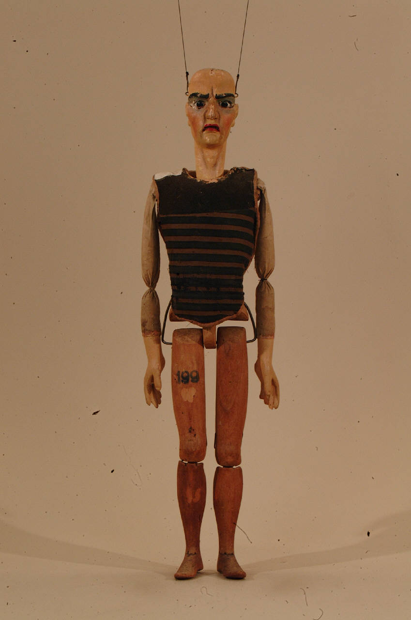 Poeta (marionetta) di Pittaluga o Piccaluga - ambito ligure (seconda metà sec. XIX)