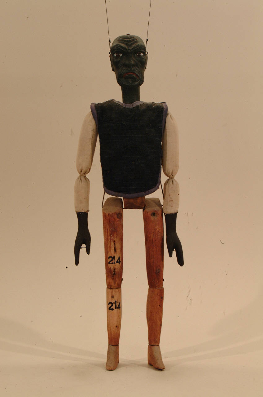 Capo Predoni (marionetta) di Pittaluga o Piccaluga - ambito ligure (seconda metà sec. XIX)