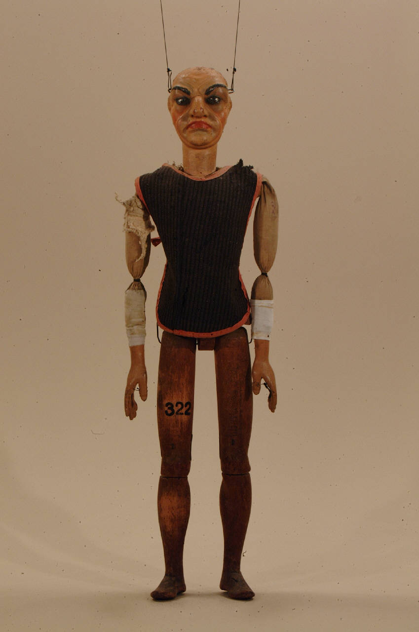 Speziale (marionetta) di Pittaluga o Piccaluga - ambito ligure (seconda metà sec. XIX)