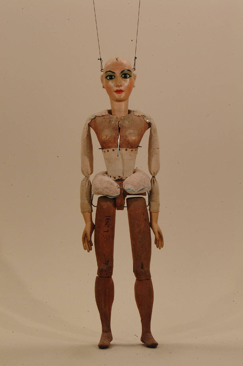 Zara (marionetta) di Pittaluga o Piccaluga - ambito ligure (seconda metà sec. XIX)